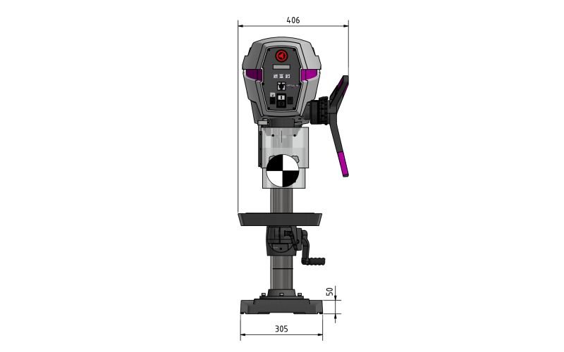 Taladro de Columna y Sobremesa DP 26-T - 230V - Image 2