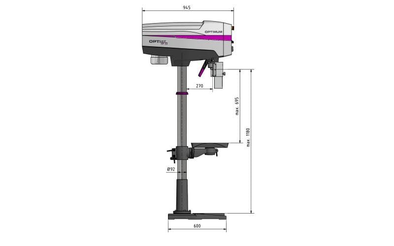 Taladro de Columna y Sobremesa DP 33 - 400V - Image 3