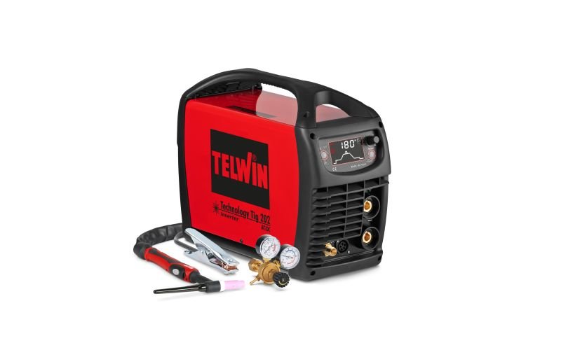 SOLDADORA INVERTER TECHNOLOGY TIG 202 AC/DC-HF/LIFT + ACCESORIOS