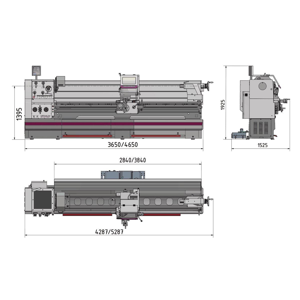 TORNO TH 8020D 400V con DPA31 Plus Torno TH 8020D - Image 5