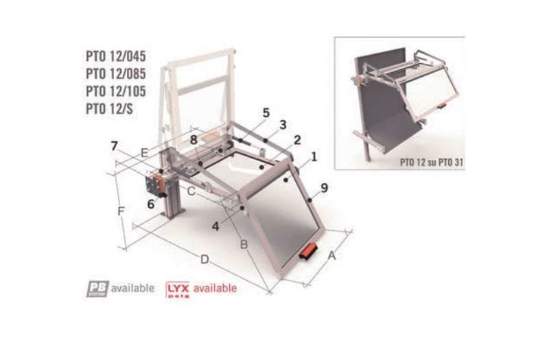 PROTECCION DE TORNO PTO 12/105