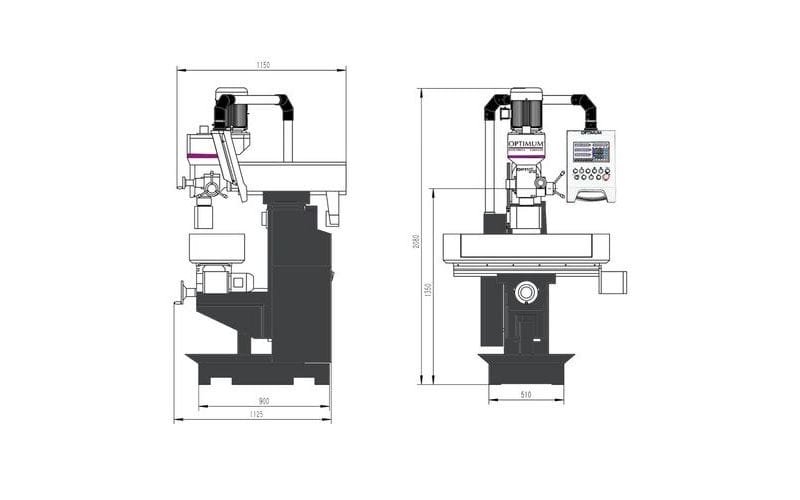 FRESADORA OPTI MUM MT 50, 400 V. MT 50 - Image 2