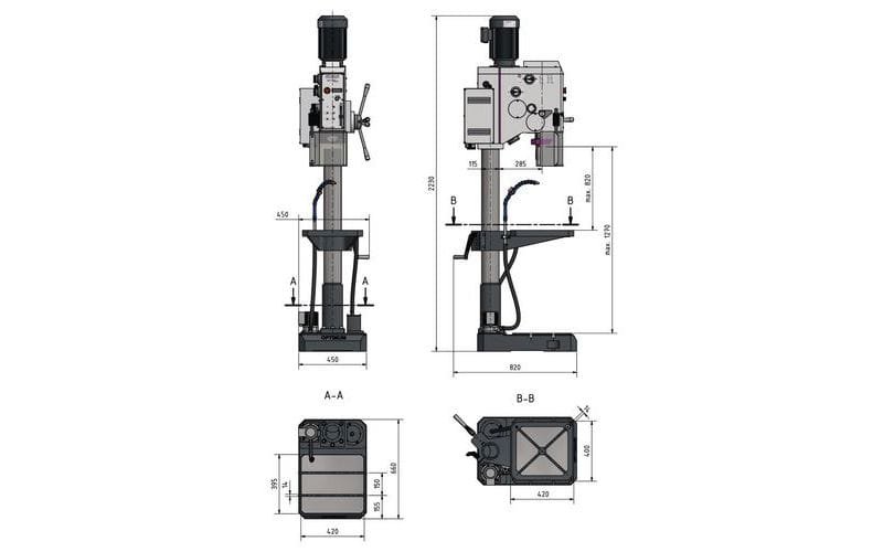 Taladro de columna DH 32 GSV - Image 3
